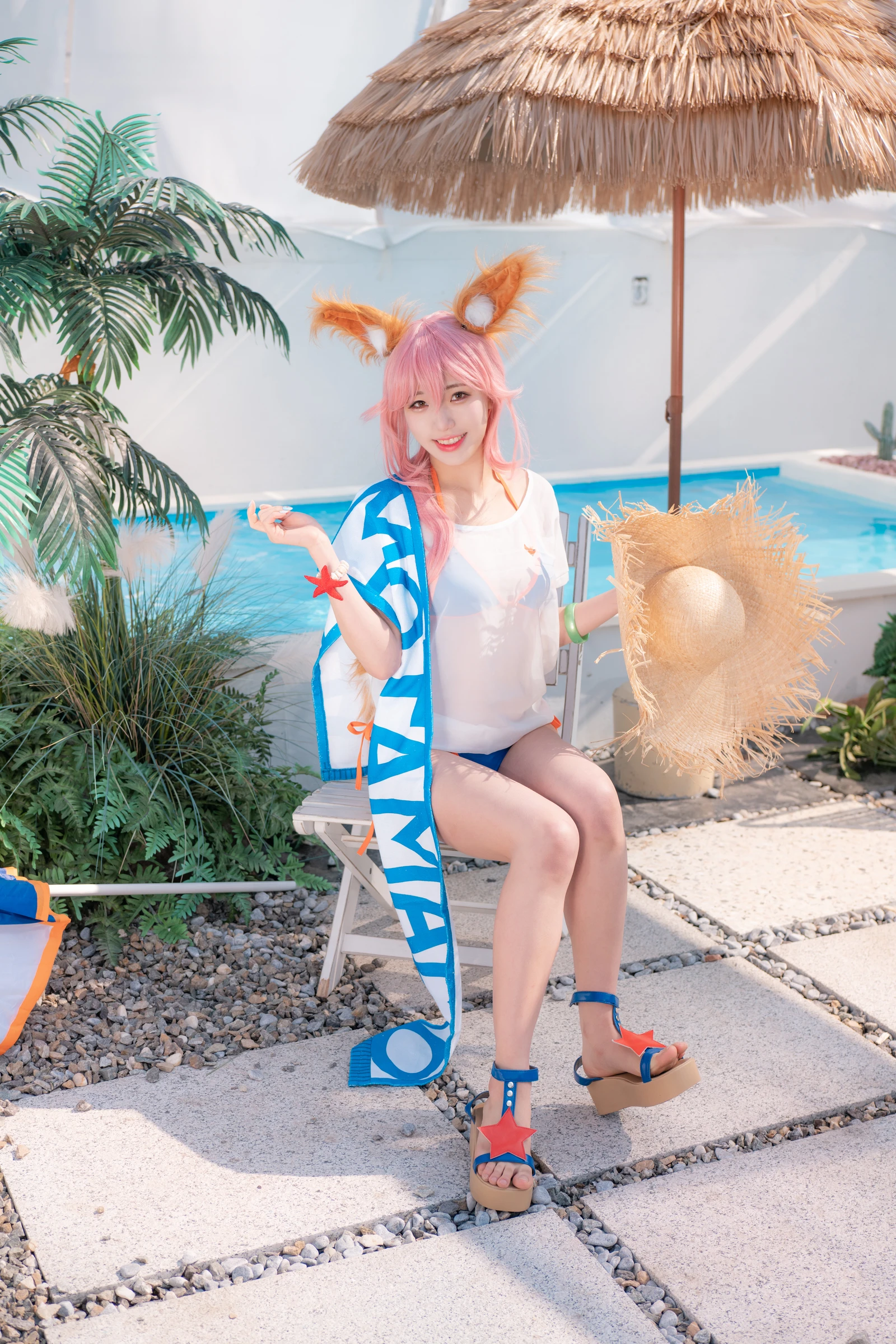 Tamamo Summer韩国美少女模特性感写真CreamSoda Sooflower