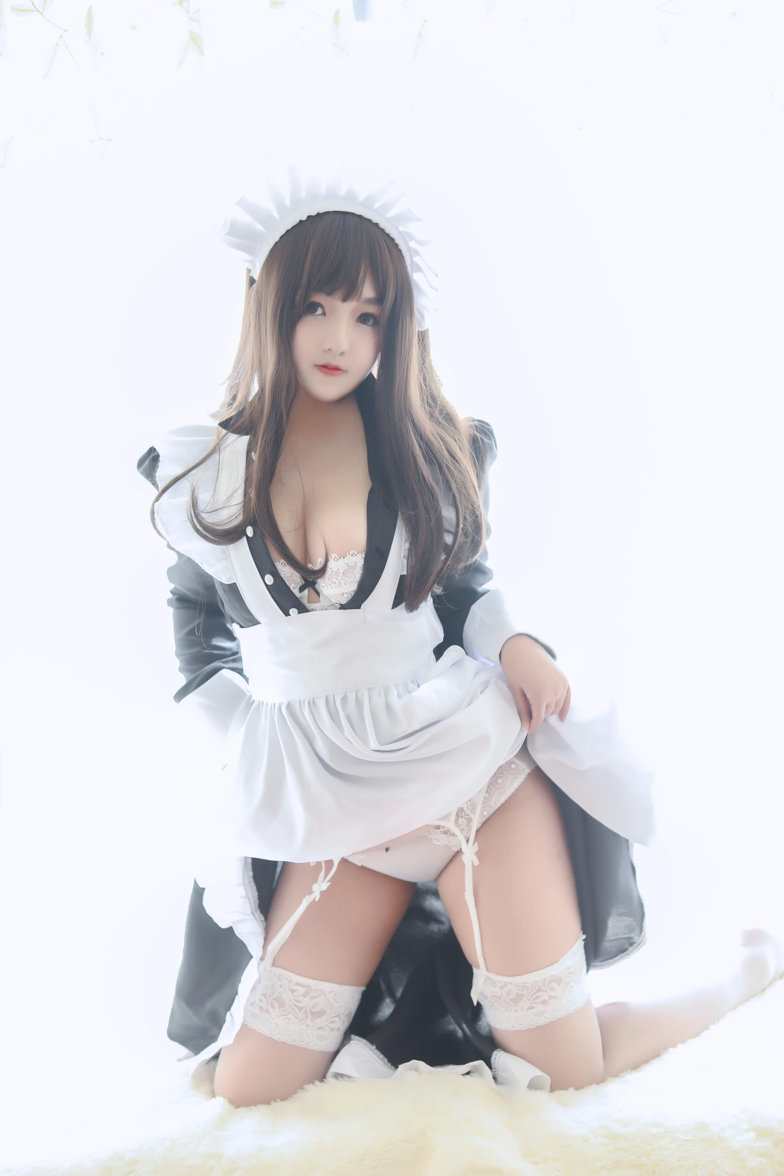 女仆美女动漫博主性感Cosplay写真粗粗|柠檬皮美女写真